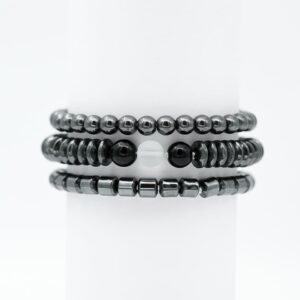 Set: 3 bracelets for men trans BH9071