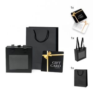 Gift set : Stylish Packaging +Bag Packaging (medium) +Gift Card