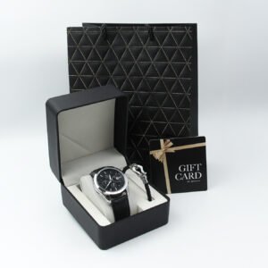 DUO 008 : Watch + Bracelet for men + Packaging + Bag + Gift Card