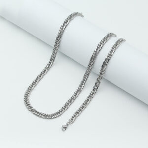 Men’s silver Necklace and Bracelet BIGHITE MN1292