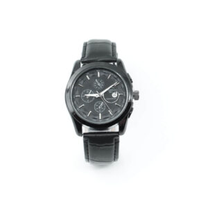 Men's black leather watch Tissot MW6040