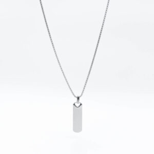 Men’s silver barre Necklace MN1302