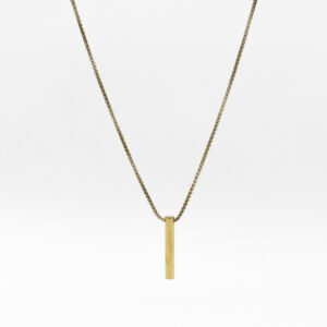 Men’s gold Cylindre Necklace MN1307