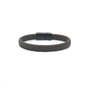Bracelet for men Braided Stripe Brown MB9089