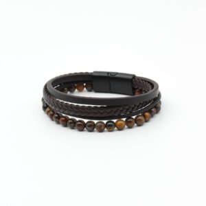 Bracelet for men Road Brown Leather MB9091