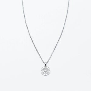 -Men’s silver North Necklace MN1317