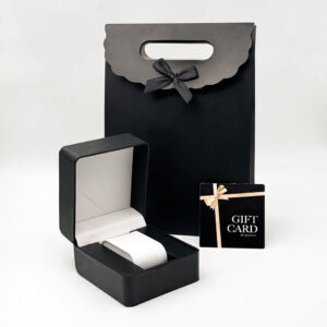 Gift set : Watch Packaging +Bag Packaging (Satin Big Format) +Gift Card