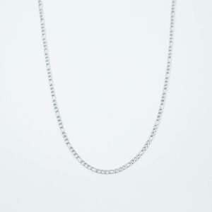 Men’s Silver Necklace and Bracelet FT MN1315