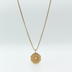 Men’s Silver Gold Necklace VRSC17 MN1275